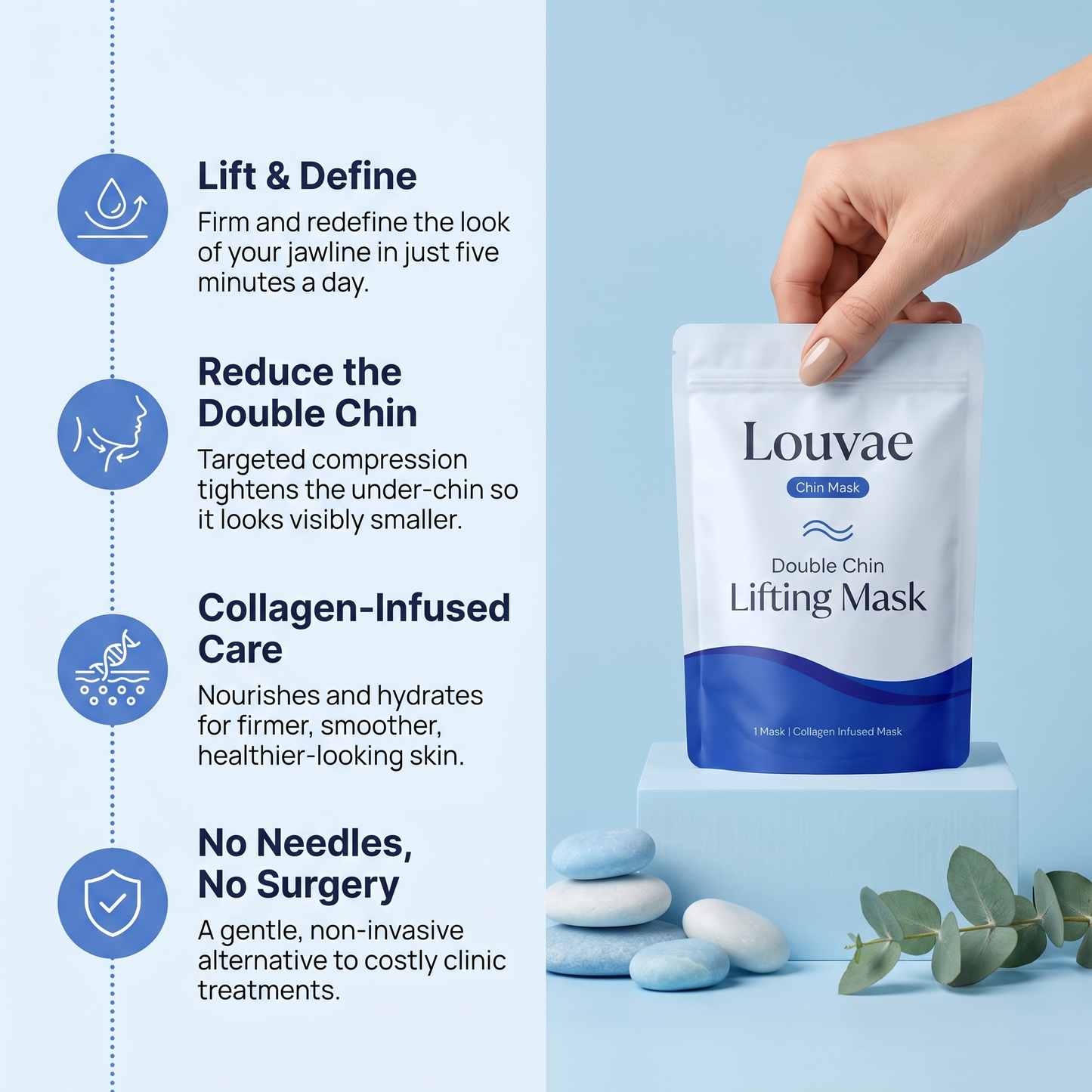 The Louvae Lift™ - Collagen Chin Lift Mask